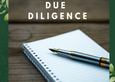 Due Diligence for Investment strategy